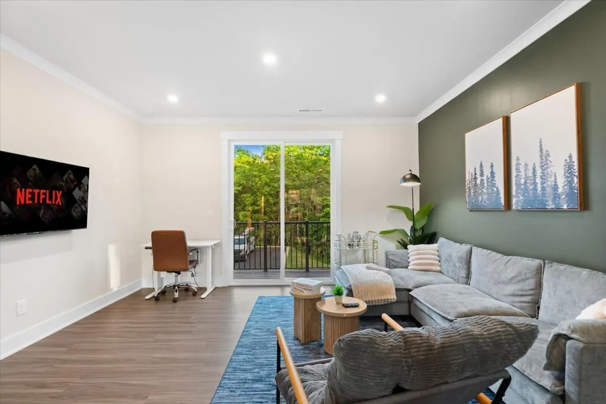 Villa Luxurious King 3Br Townhouse Mins To Uptown Clt! à Charlotte